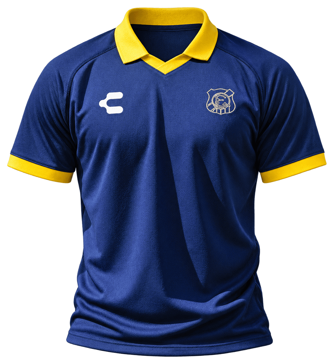 Polera polo azul Everton 2025